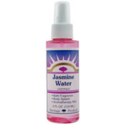 Heritage Store Jasmine Flower Water w/Atomizer Jasmine 4 oz--OUT OF STOCK