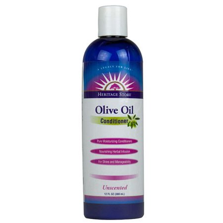 Heritage Store Olive Oil Conditioner Fragrance Free 12 oz-OUT OF STOCK