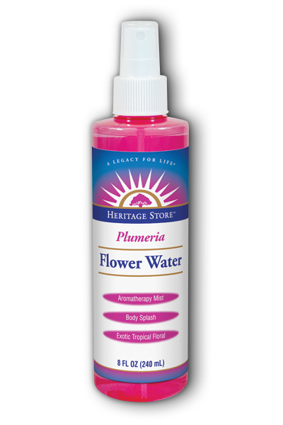 Heritage Store Plumeria Flower Water w/Atomizer Plumeria 8 oz-UNAVAILABLE