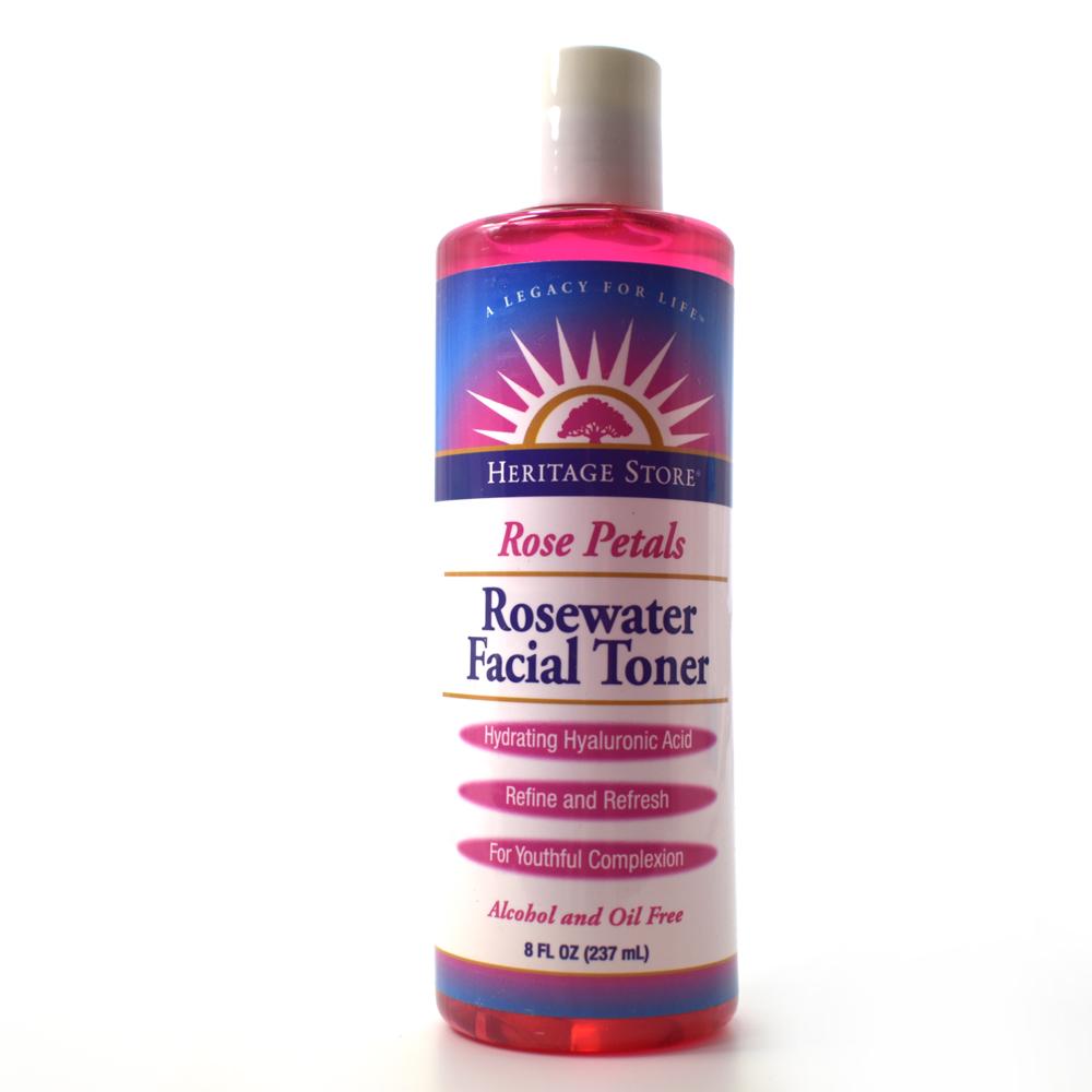 Heritage Store Rose Petals Rosewater Facial Toner Rose 8 oz