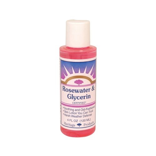 Heritage Store Rosewater & Glycerin Rose 4 oz