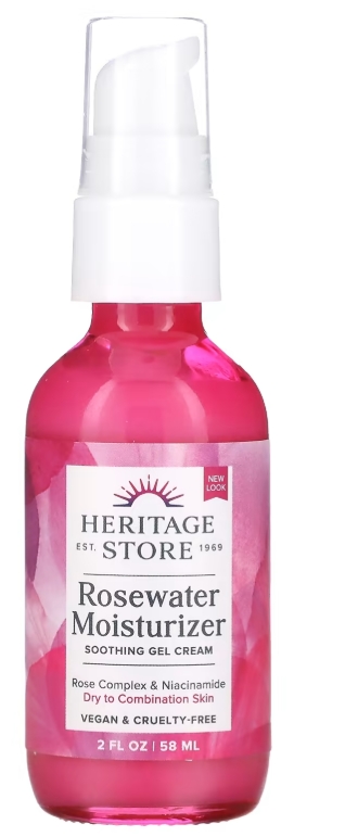 Heritage Store Rosewater Moisturizer  2 Floz