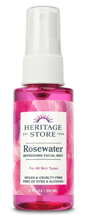 Heritage Store Rosewater Refreshing Mist  2 Floz