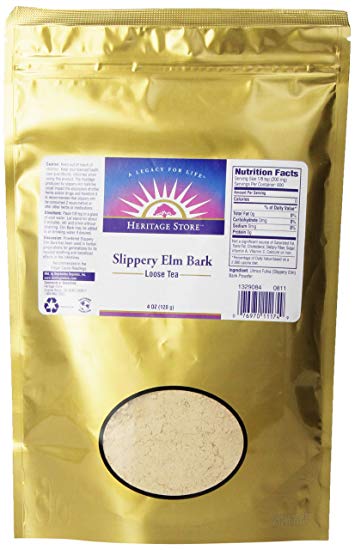 Heritage Store Slippery Elm Bark Unflavored 4 oz-UNAVAILABLE