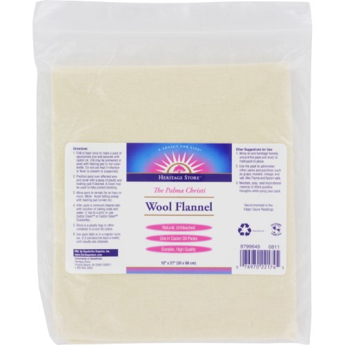 Heritage Store Wool Flannel 12' 'x27' ' Fragrance Free 1 ea