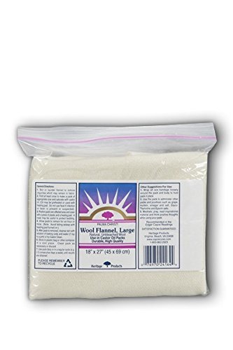 Heritage Store Wool Flannel, Large 18' 'x27' ' Fragrance Free 1 ea