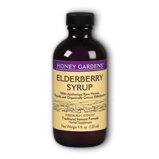 Honey Gardens Elderberry Honey Syrup 4 oz