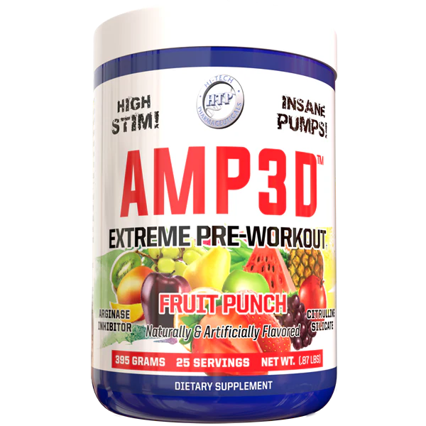 Hi-Tech Pharmaceuticals AMP3D Fruit Punch 25 Servings