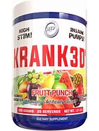 Hi-Tech Pharmaceuticals Krank3D Fruit Punch 25 Servings - OUT OF STOCK -