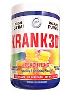 Hi-Tech Pharmaceuticals KRANK3D Peach Ring 25 Servings     TEMPORARILY UNAVAILABLE