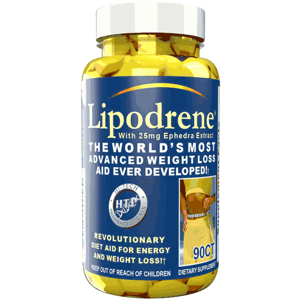 Hi-Tech Pharmaceuticals -  Lipodrene 90 Tabs w/ephedra 