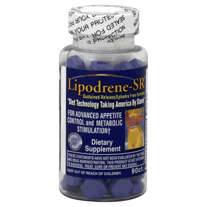 Hi-Tech Pharmaceuticals -  Lipodrene-Sr Ephdra Free 90Tab