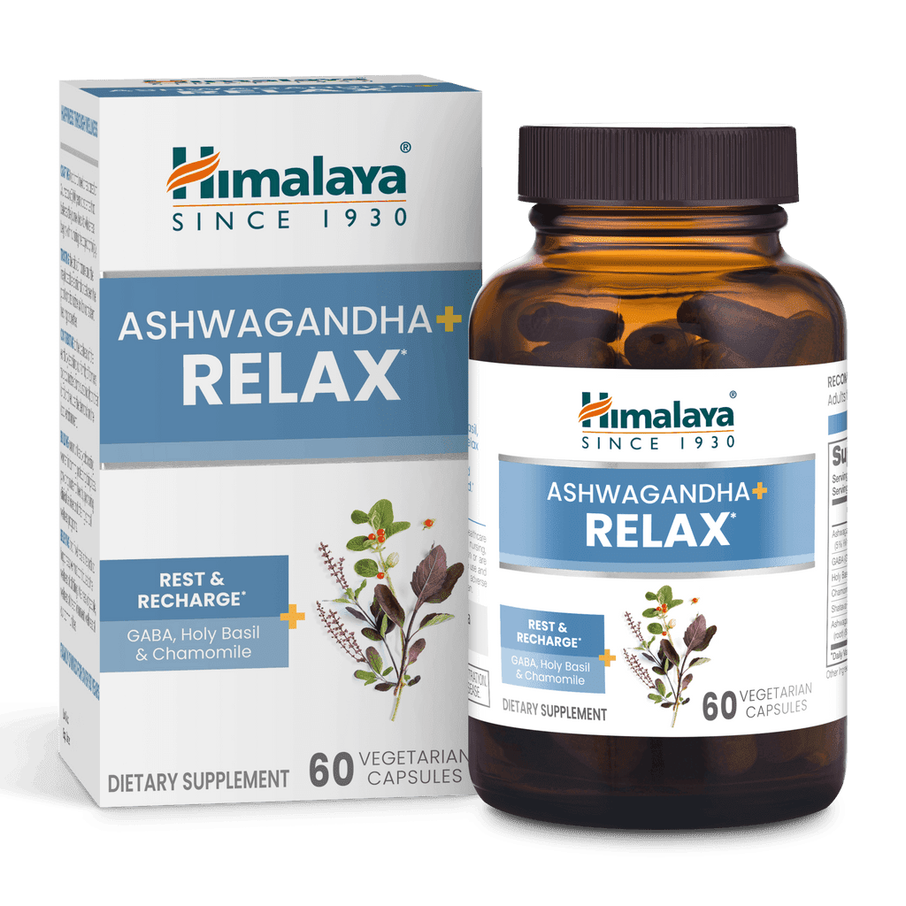 Himalaya Ashwagandha+ Relax 60 Veg Caps