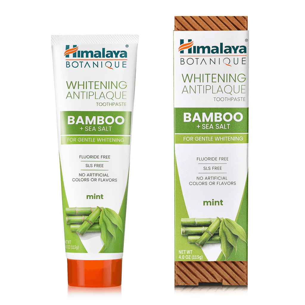 Himalaya Whitening Antiplaque Toothpaste Bamboo + Sea Salt 4 OZ
