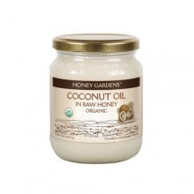 Honey Gradens Coconut Oil in Raw Honey 1lb Honey