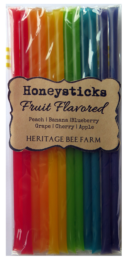 Honeysticks - Fruit Flavor Straw 10Stck  30/Pc