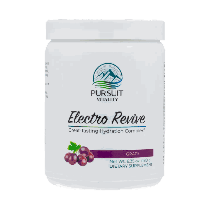 Pursuit Vitality - Electro Revive Hydration Complex 6.35 oz Grape Flavor 30Servings