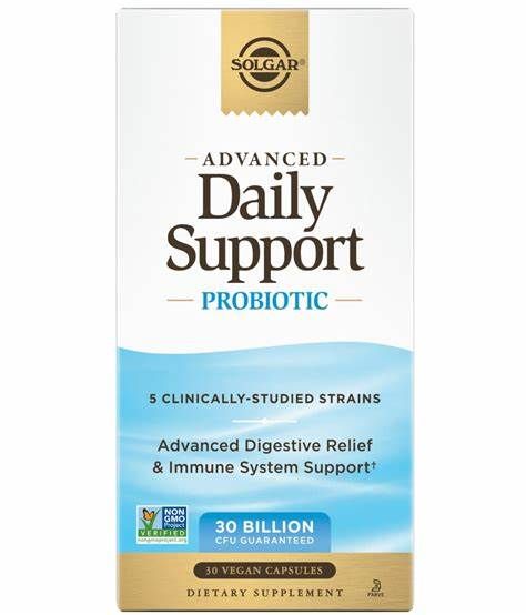 Solgar Advanced Daily Support Probiotic 30 Billion 30 vegan caps
