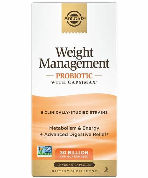 Solgar Weight Management Probiotic 30 Billion 30 vegan caps