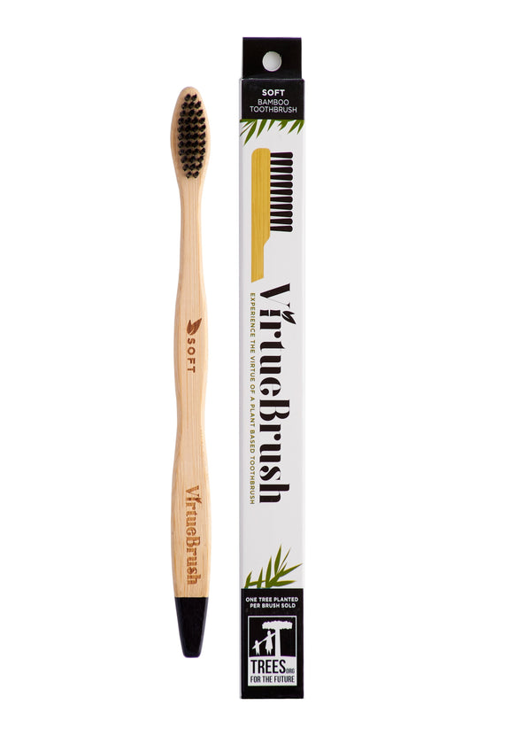 Humble Co. Adult Bamboo Toothbrush Black Soft