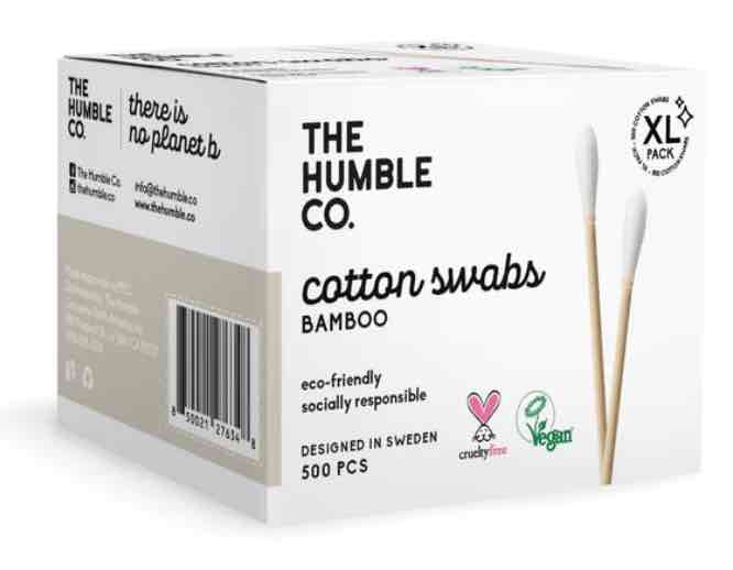 Humble Co. Cotton Swabs White 500 Swabs