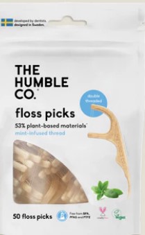 Humble Co. Dental Floss Picks Mint 50 Picks
