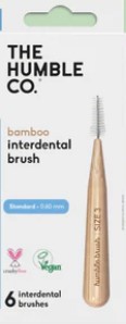 Humble Co. Interdental Brush Standard 0.60mm Blue 8 count