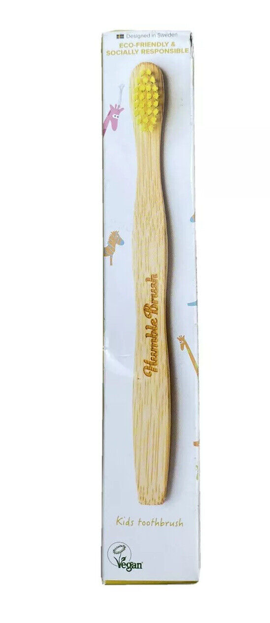 Humble Co. Kids Toothbrush Ultra Soft Yellow