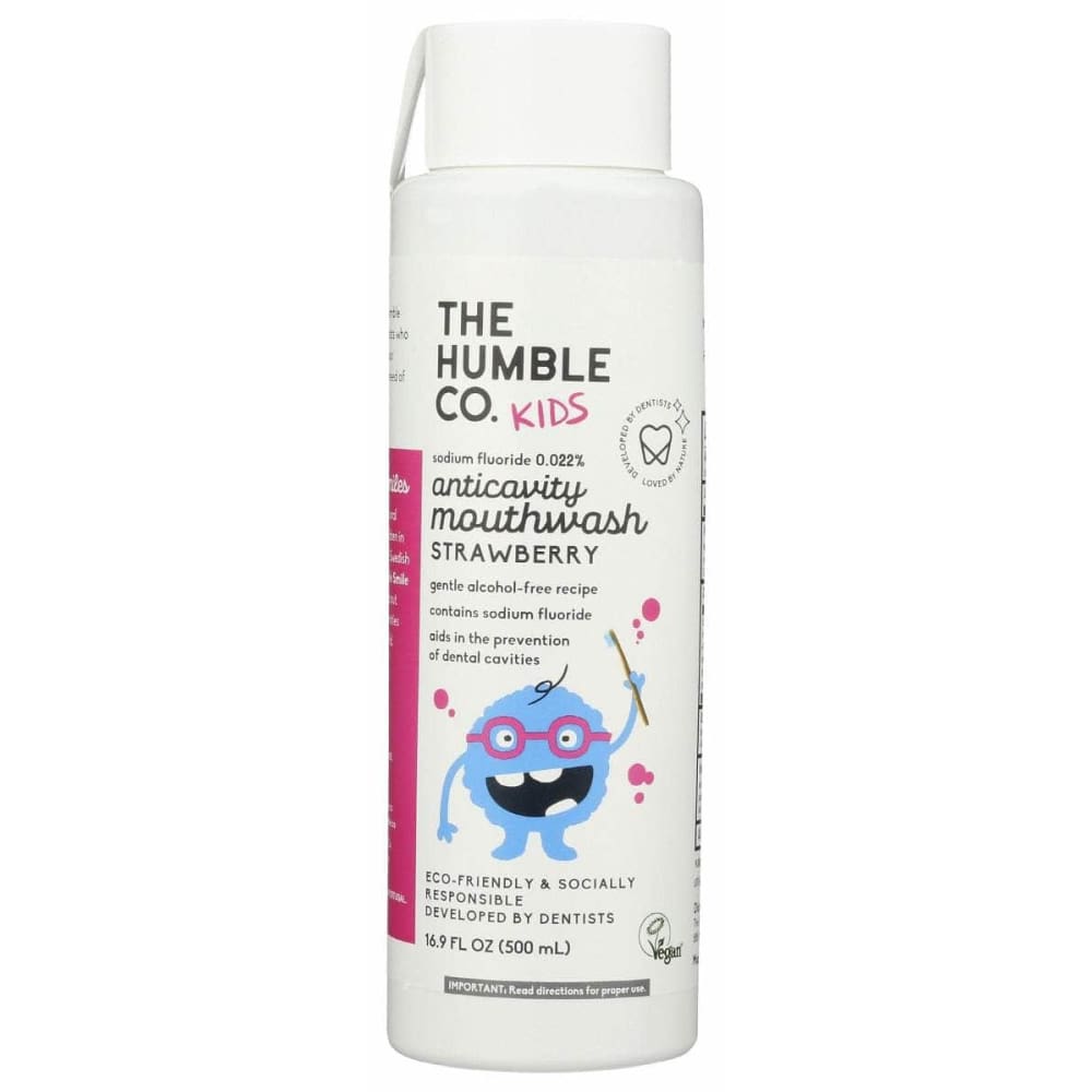 Humble Co. Natural Mouthwash Kid's Strawberry 16.9 ounce-OUT OF STOCK