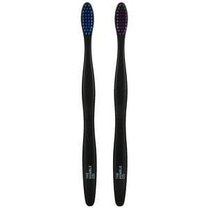 Humble Co. Plant Based Toothbrush Sensitive Blue & Purple 2 Count