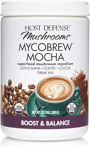 Fungi Perfecti - Host Defense Mycobrew Boost & Balance Mocha 10.05 oz  20 Servings