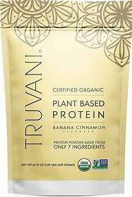 Truvani Plant Base Protein 1.39pnds 20 servings Banana Cinnamon
