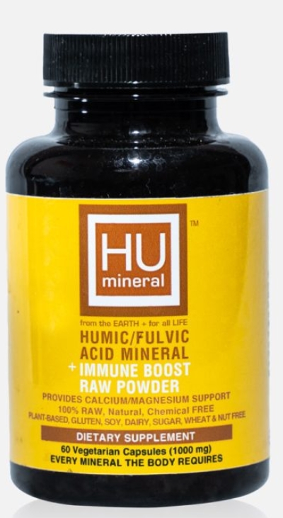 Humineral - Humic/Fulvic Acid Mineral Immune Booster Raw Powder 60 caps
