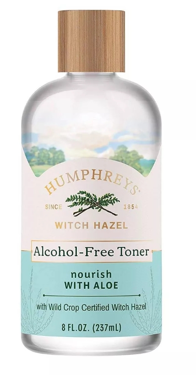 Humphreys Nourish Witch Hazel with Aloe Alcohol-Free Toner Unscented  - 8 fl oz