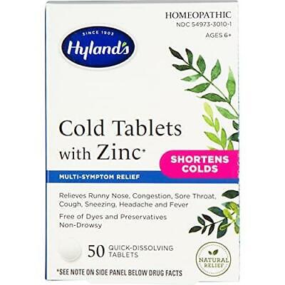 Hylands Cold Tablets w/ Zinc 50 tablet-OUT OF STOCK