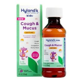 Hylands Kids Cough & Mucus Daytime Grape 4 ounce