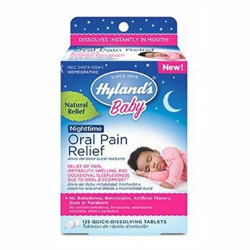 Hylands Baby Nighttime Oral Pain Relief Tablets 125 tablet