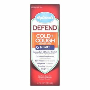 Hylands Defend Cold & Cough Nighttime 4 ounce--OUT OF STOCK