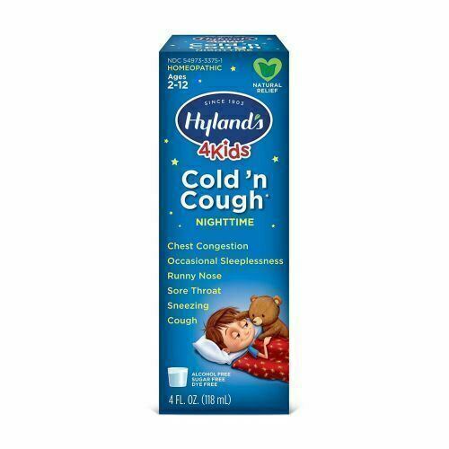 Hylands Night Time Cold N Cough 4 Kids 4 ounce