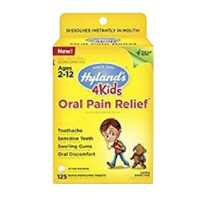 Hylands Oral Pain Relief 4 Kids Tablets 125 tablet     TEMPORARILY UNAVAILABLE