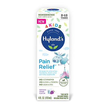 Hylands 4 Kids Pain Relief Grape 4 ounce-UNAVAILABLE