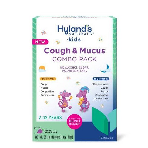 Hylands Kids Cough & Mucus Day & Night Combo Pack 8 ounce
