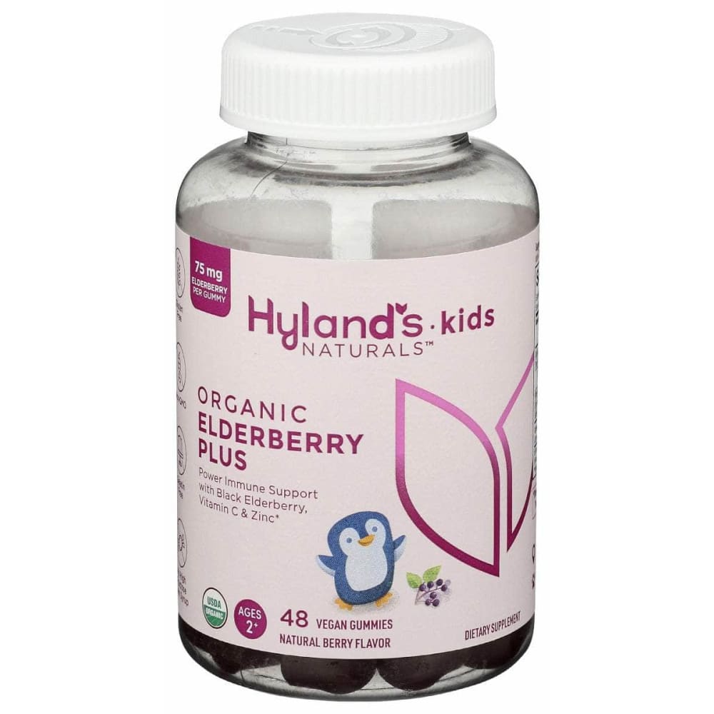 Hylands Kids Organic Elderberry Gummies 48 gummy-OUT OF STOCK