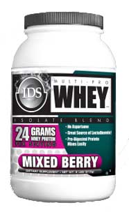 IDS Multi-Pro Whey Isolate Blend, Mixed Berry, 2 lb