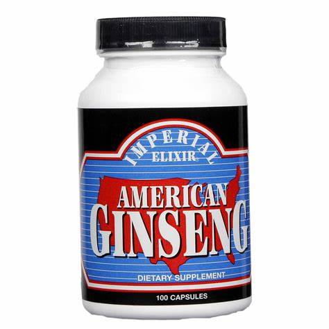 IMPERIAL ELIXIR GINSENG American Ginseng 100 cap