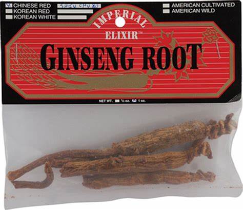 IMPERIAL ELIXIR GINSENG Chinese Ginseng Root Slices w/Honey 10 pkt