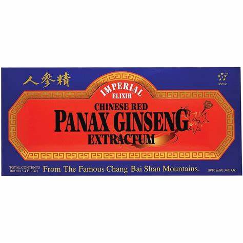 IMPERIAL ELIXIR GINSENG Chinese Red Panax Ginseng Extractum - Vials 10 vial