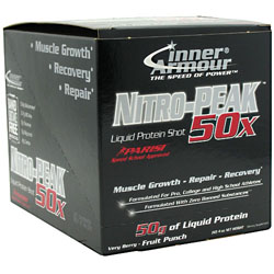 Inner Armour Nitro-Peak 50X Fruit Punch 4oz12/Box