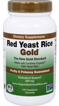 IP-6 International Red Yeast Rice Gold 120 Veg Capsules