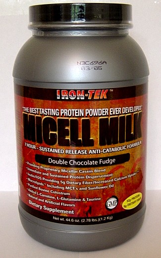 Iron-Tek - Micell Milk Diet Supplement Shake 2.78 Lbs - New Flavors